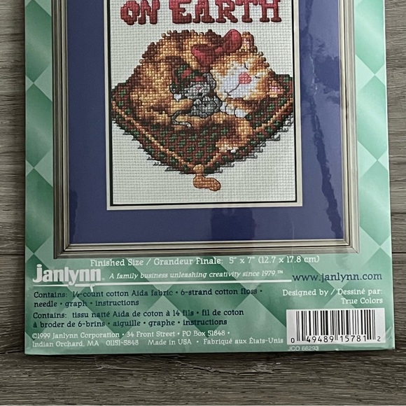 NWT Set of 2 Janlynn “The Spirit of Christmas” Counted Cross Stitch Kits - Picture 10 of 16